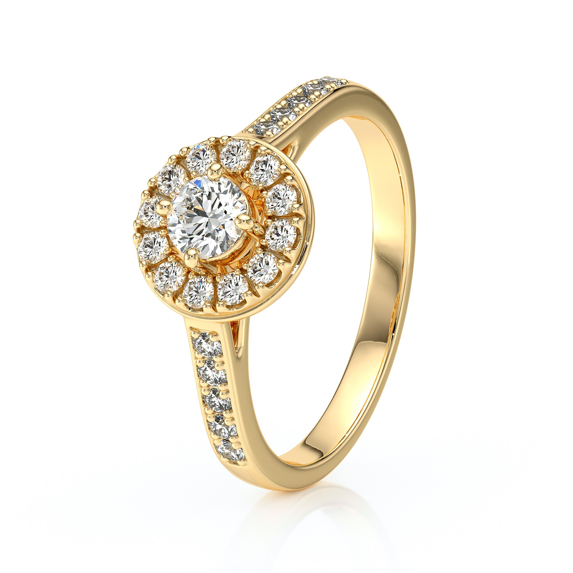 Bague entourage diamant Pour la Vie - 4