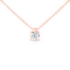 Pendentif solitaire diamant