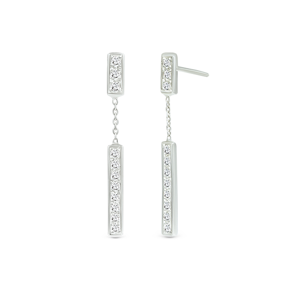 Boucles d'oreilles diamant