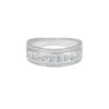 Bague pavage diamants