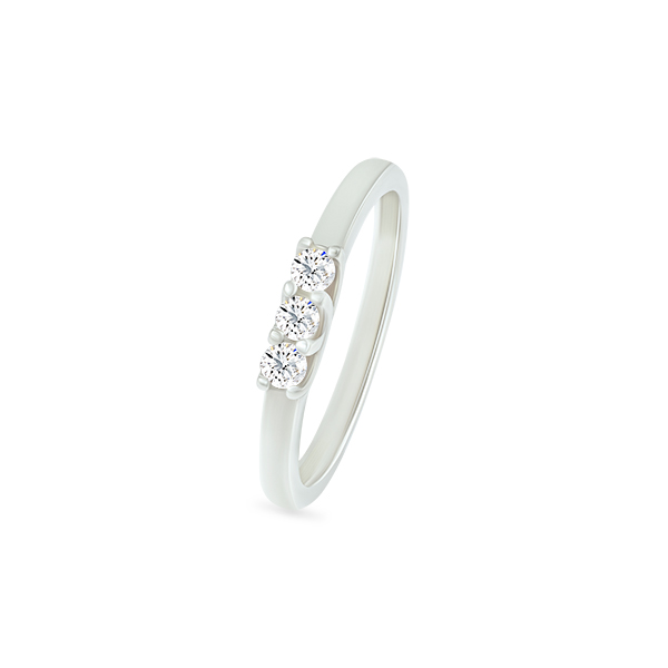 Bague trilogie diamant