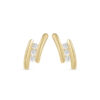 Boucles d'oreilles trilogie diamant