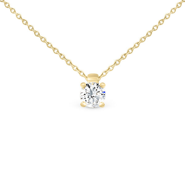 Pendentif solitaire diamant