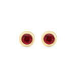 Boucles d'oreilles rubis