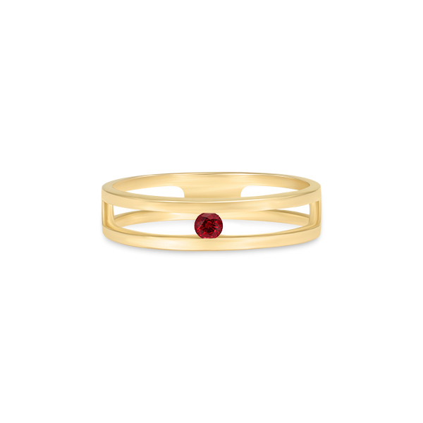 Bague rubis