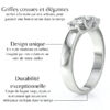 Bague trilogie diamant Coucher de Soleil - 2 – Image 5