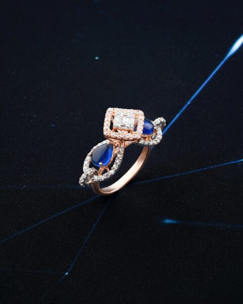 bague en saphir